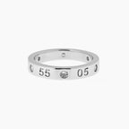 The Timeline Ring Milestone Band with Number Engraving