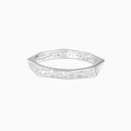Pavé Faceted Prism Ring