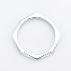 Pavé Faceted Prism Ring