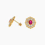 Vintage Floral Earrings