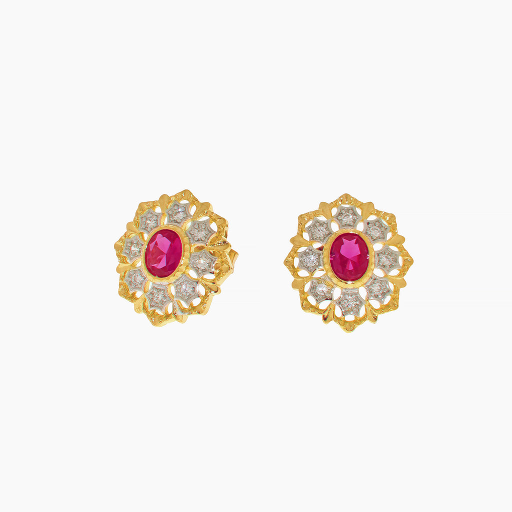 Vintage Floral Earrings