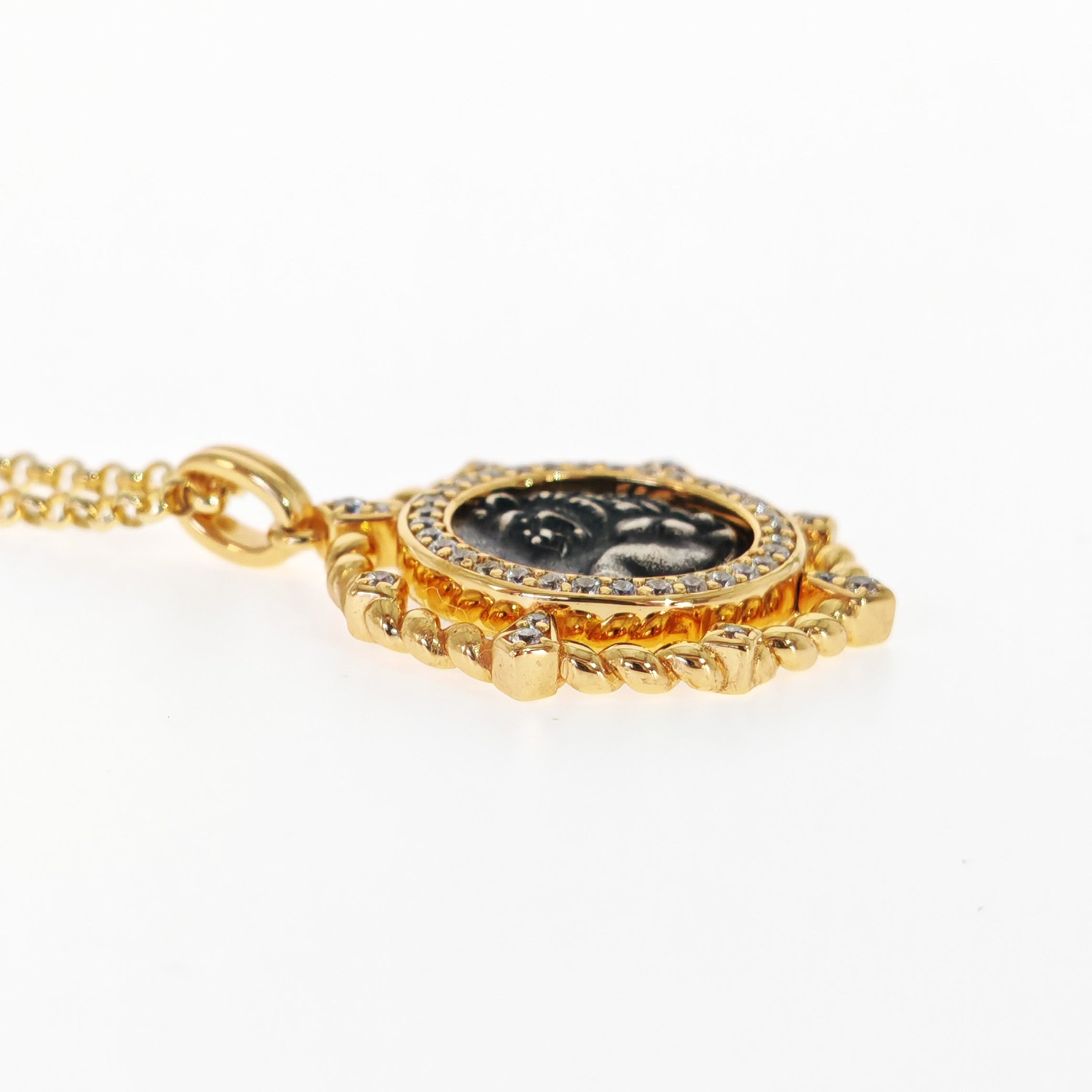 Collier de pièces de monnaie antiques retournées 5982