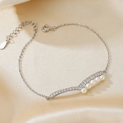 Bracelet fil pavé de perles PB1000