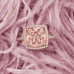 Bague cocktail Padparadscha R0944
