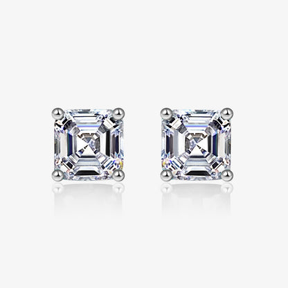 Boucles d'oreilles carrées Paraiba E0126