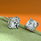 Boucles d'oreilles carrées Paraiba E0126