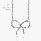 Collier pendentif papillon pavé P0733