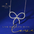 Collier pendentif papillon pavé P0733
