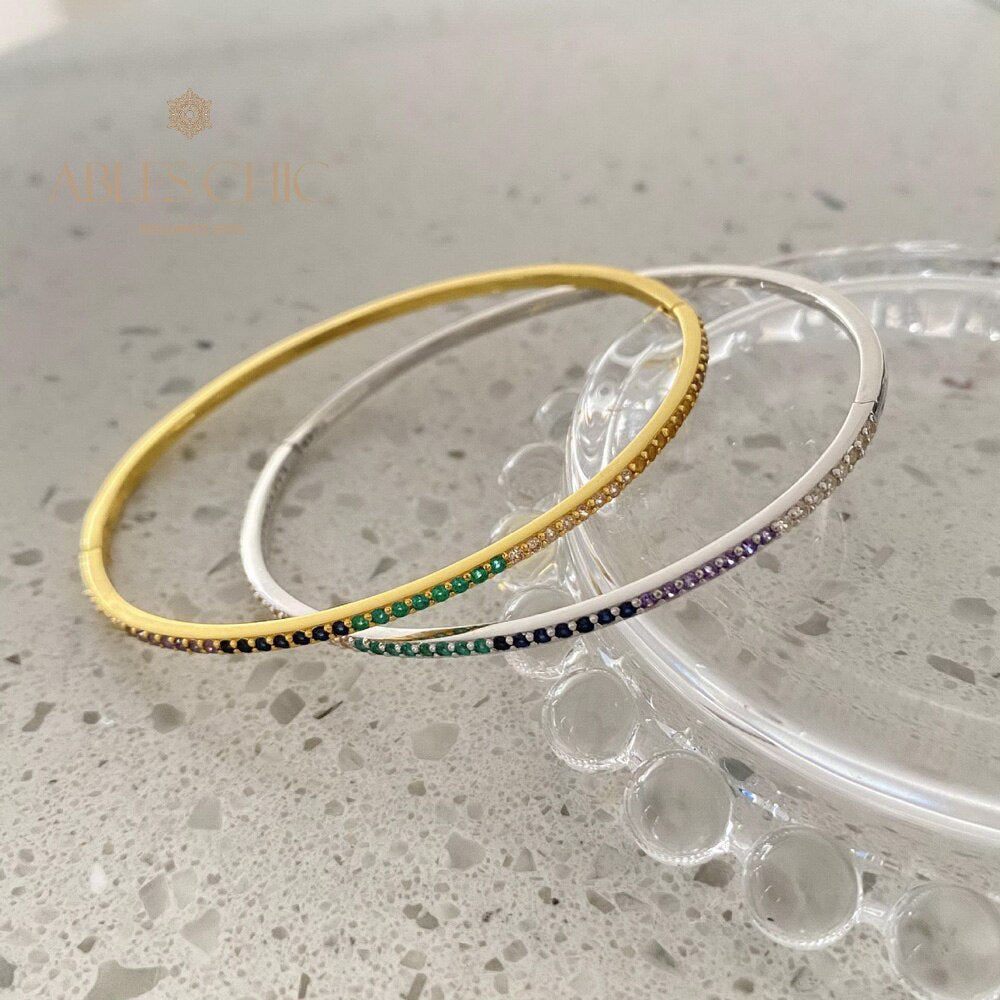 Bracelet arc-en-ciel étroit B0879