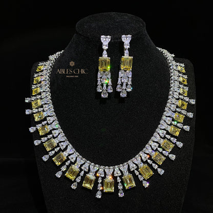 Collier guirlande de mariage Sphène P0694