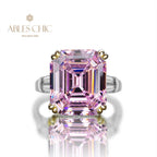 Bague améthyste Asscher R0377