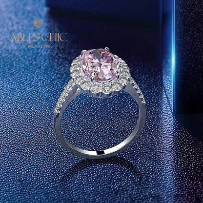 Bague de fiançailles ovale citrine R1021