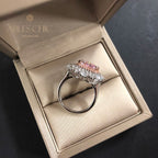 Bague de fiançailles morganite R0387