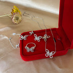 Bracelet glacé papillon pavé B0486
