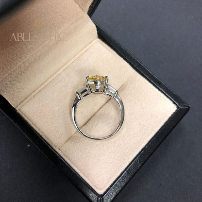 Bague de déclaration de pierres précieuses Lab Grwon R0378