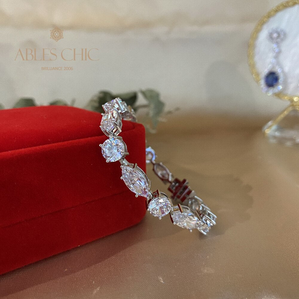 Bracelet Pierres de Formes Diverses B0503