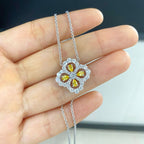 Pendentif Trèfle Béryl P0682