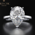 Bagues d'humeur solitaire poire R0349