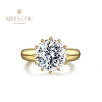 Bague de fiançailles solitaire R0309