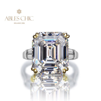 Bague améthyste Asscher R0377