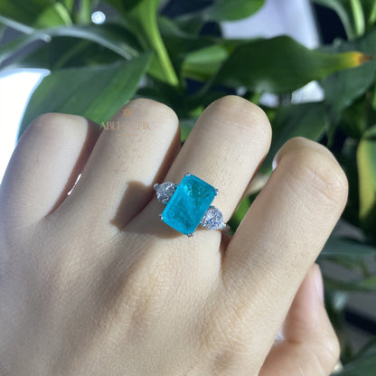 Bague de fiançailles Lab Paraiba R0878