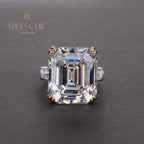 Bague améthyste Asscher R0377