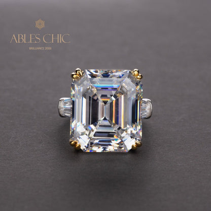 Bague améthyste Asscher R0377