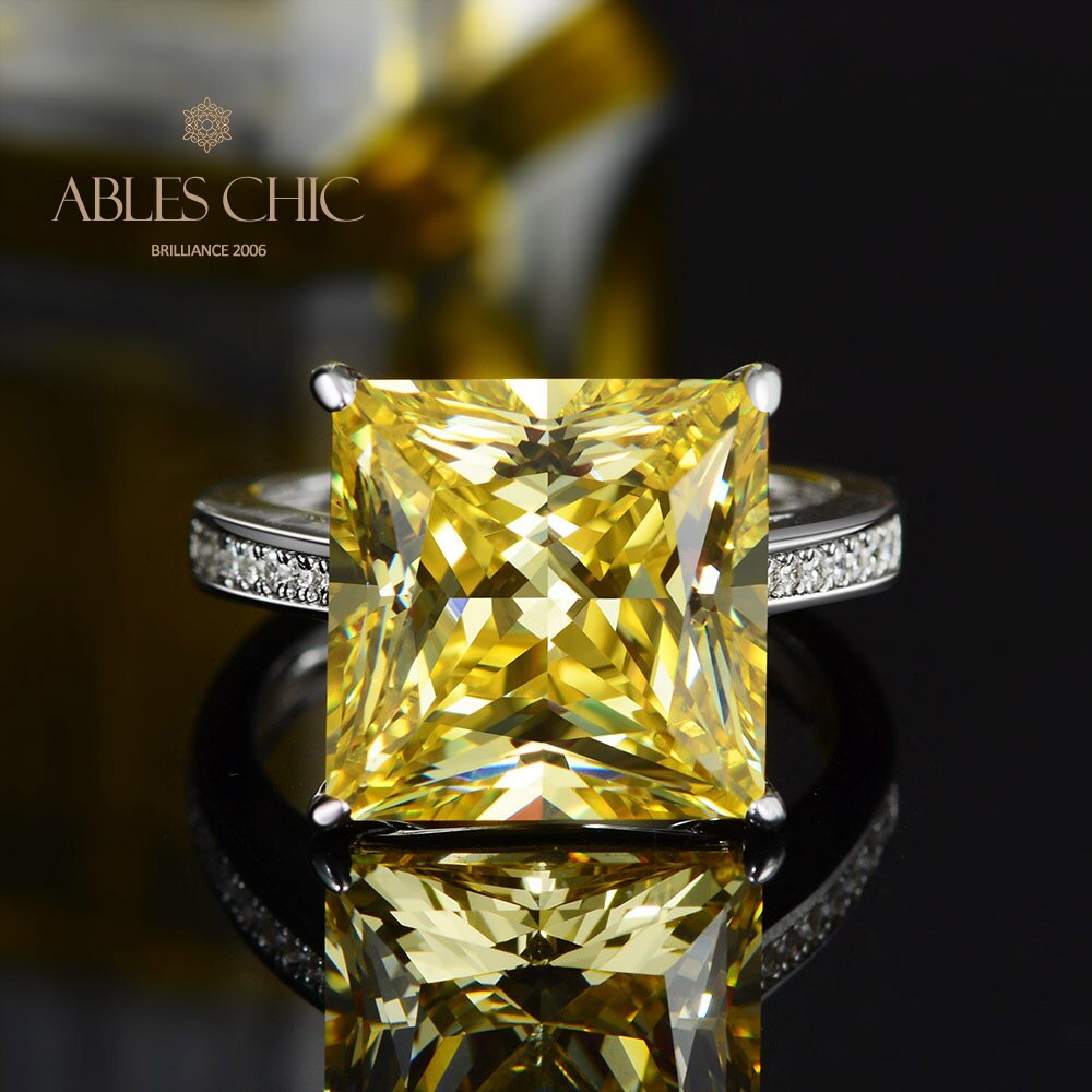 Bague Carrée Topaze R0351