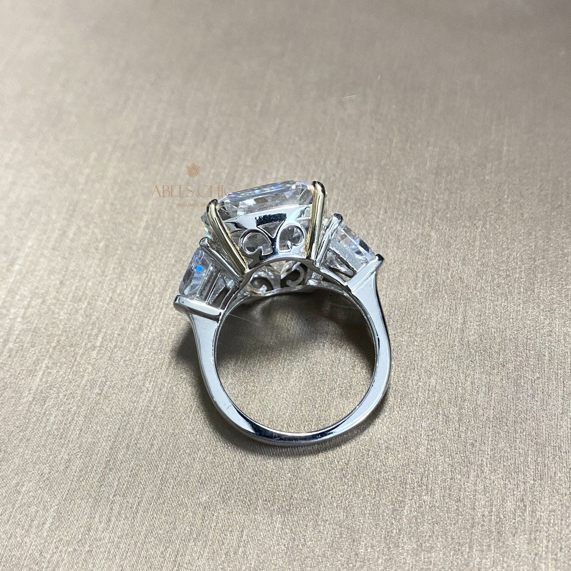 Bague de mariage fluorite morganite R0311