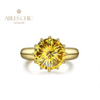 Bague de fiançailles solitaire R0309
