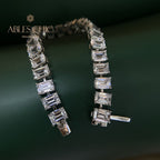 Bracelet de mariée glacé taille émeraude B0452