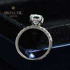 Bague de fiançailles diamant R0943