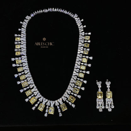 Collier guirlande de mariage Sphène P0694