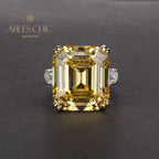 Bague améthyste Asscher R0377