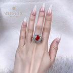 Bague Fleur Rubis R1528