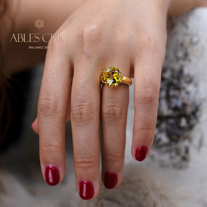 Bague de fiançailles solitaire R0309