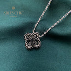 Pendentif Trèfle Béryl P0682