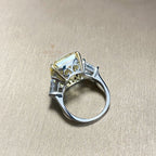 Bague de mariage fluorite morganite R0311