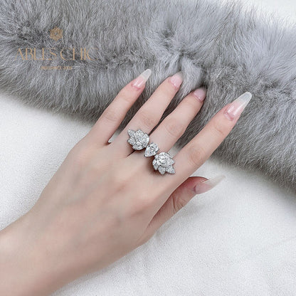 Bague Plume Ailes Florales R1526