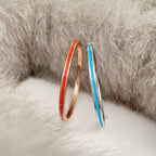 Bracelet à pile étroite en émail B0881
