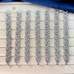 Bracelet de mariée floral glacé B0630