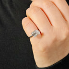 Toi et Moi Moissanite Ring