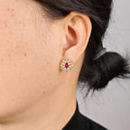 Vintage Floral Earrings