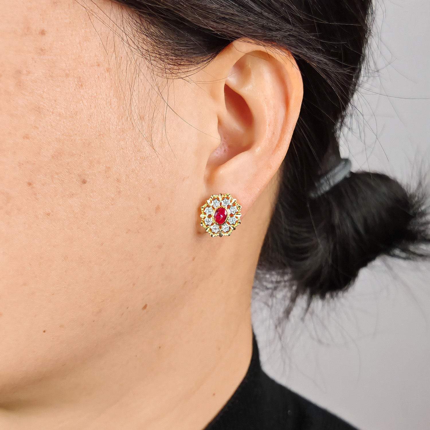 Vintage Floral Earrings