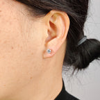 Solitiare Moissanite Studs