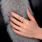 Bague de déclaration en scapolite R0950