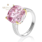 Bague cocktail coussin morganite R0872