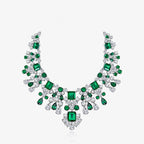 Collier de mariées émeraude Chanderlier P0633