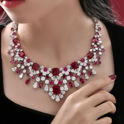 Collier de mariées émeraude Chanderlier P0633