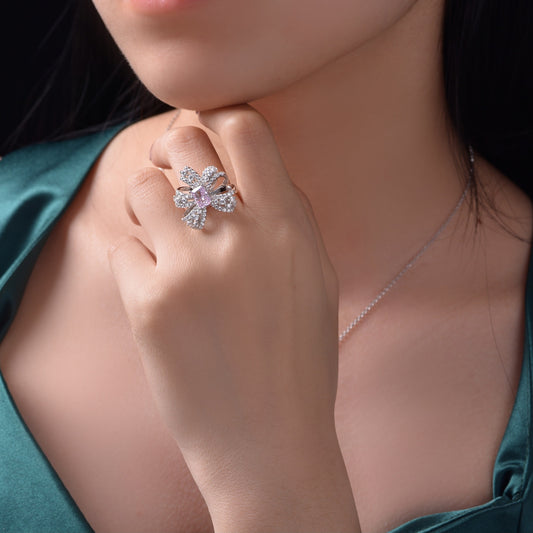 Bague cocktail papillon tourmaline R1262